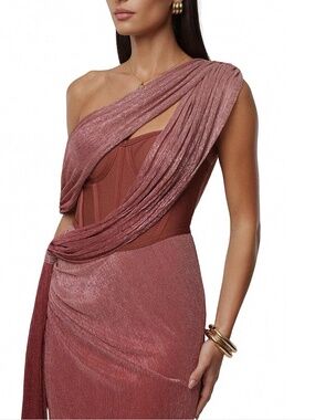 JLUXLABEL Celestina Draped Maxi Dress
